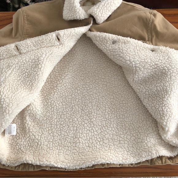 Eddie Bauer Sherpa lined jacket coat XL - Picture 7 of 12